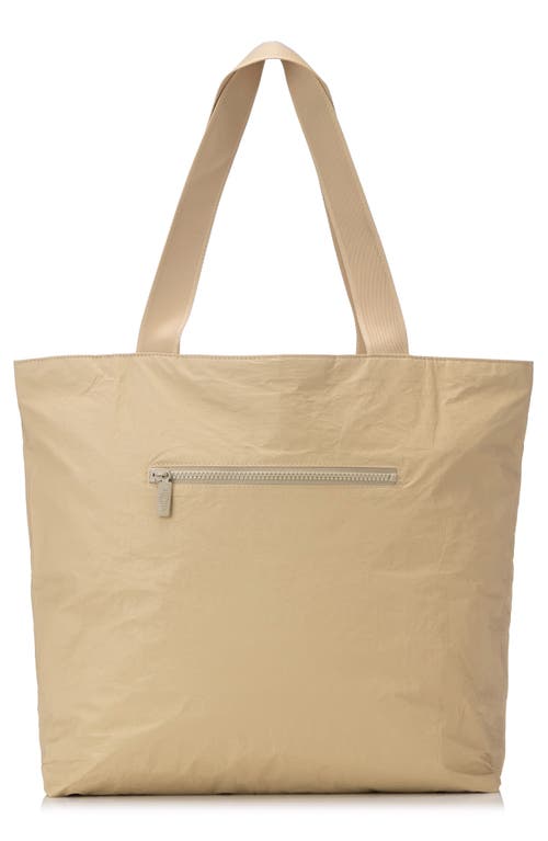 Aloha Collection Day Tripper Monochrome Water Resistant Tyvek® Tote In Dune