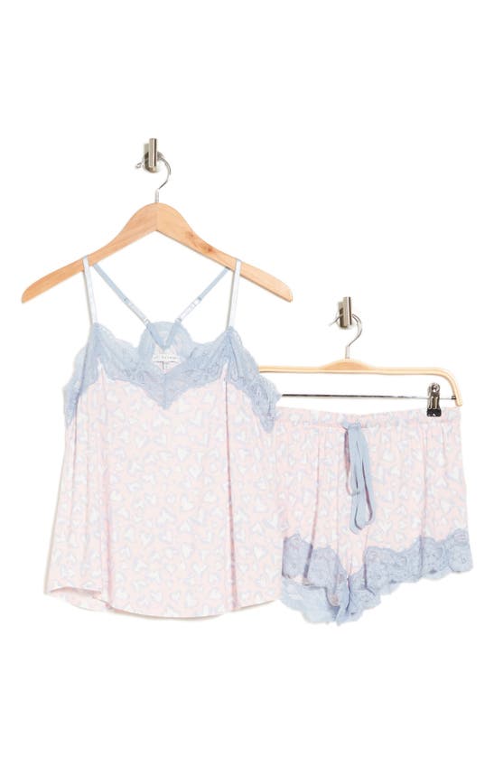 Shop Pj Salvage Lace Trim Short Pajamas In Blush
