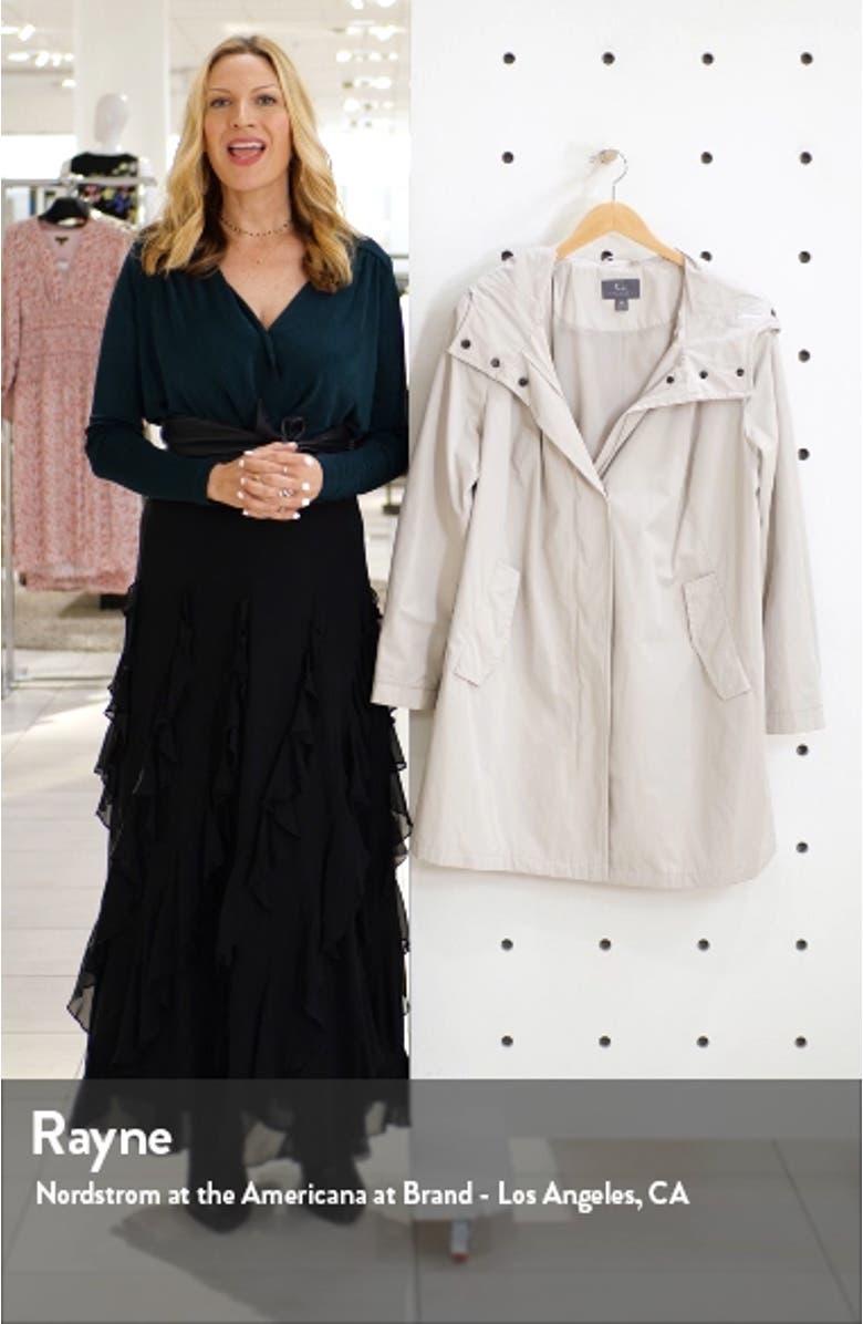 Water Repellent Hooded Raincoat, sales video thumbnail