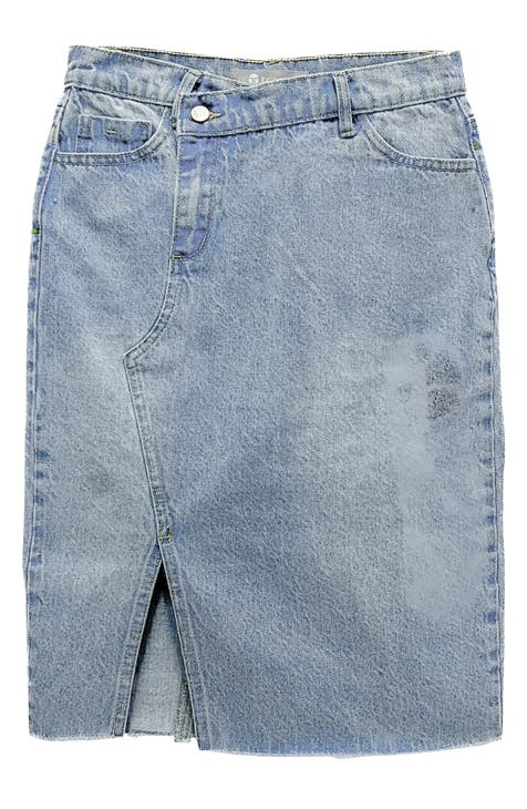 Tractr Girls Neon Blue Denim Shorts ⋆ Gypsy Girl Tween Boutique