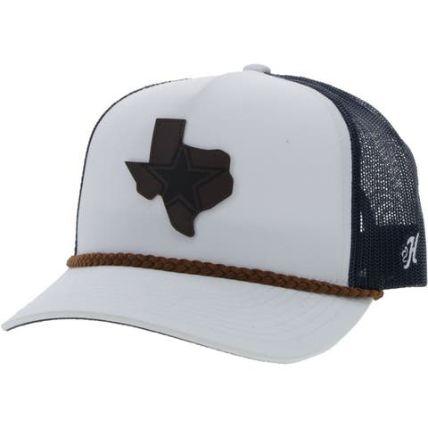 Women's Fanatics Branded Gray/White Dallas Cowboys Fundamentals Trucker  Adjustable Hat