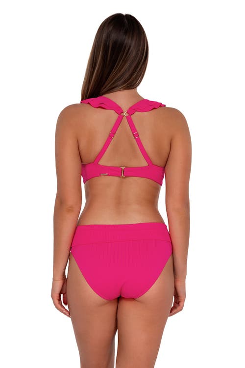 Shop Sunsets Willa Wireless-36e/34f/32g In Begonia Sandbar Rib