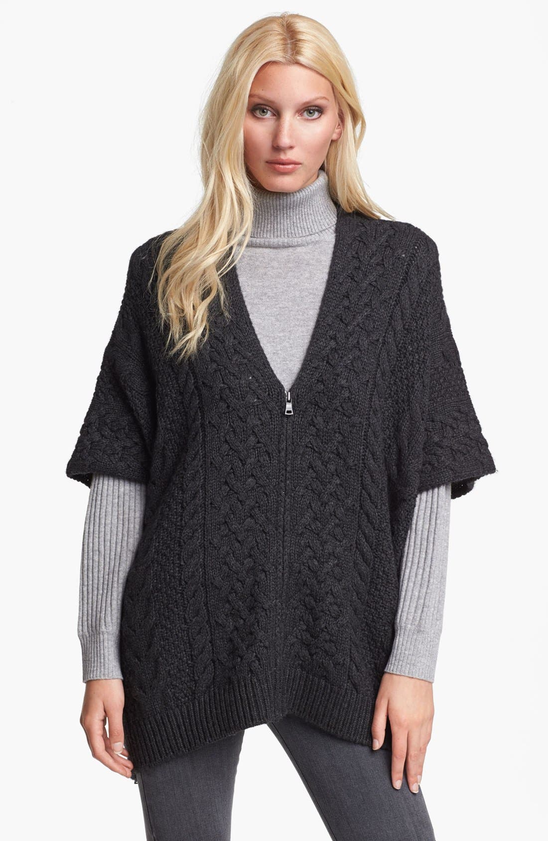 Vince Cable Knit Poncho Sweater | Nordstrom