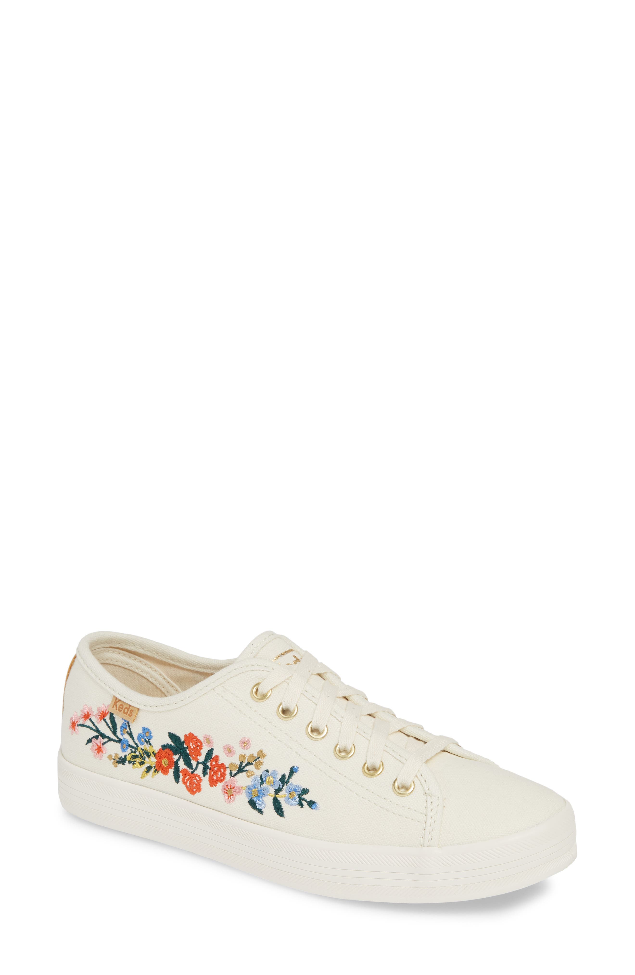 Keds X Rifle Paper Co. Vine Sneaker, Ivory