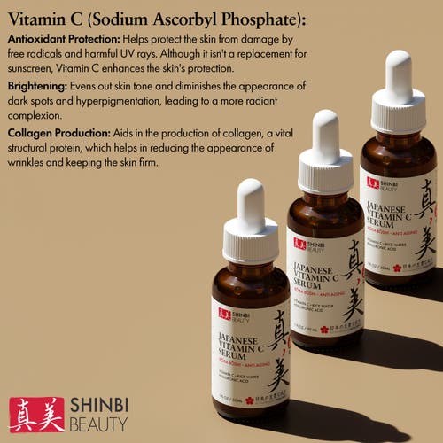 Shinbi Beauty Japanese Vitamin C Serum In Clear