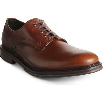 Allen Edmonds Cyrus Plain Toe Derby, Brown