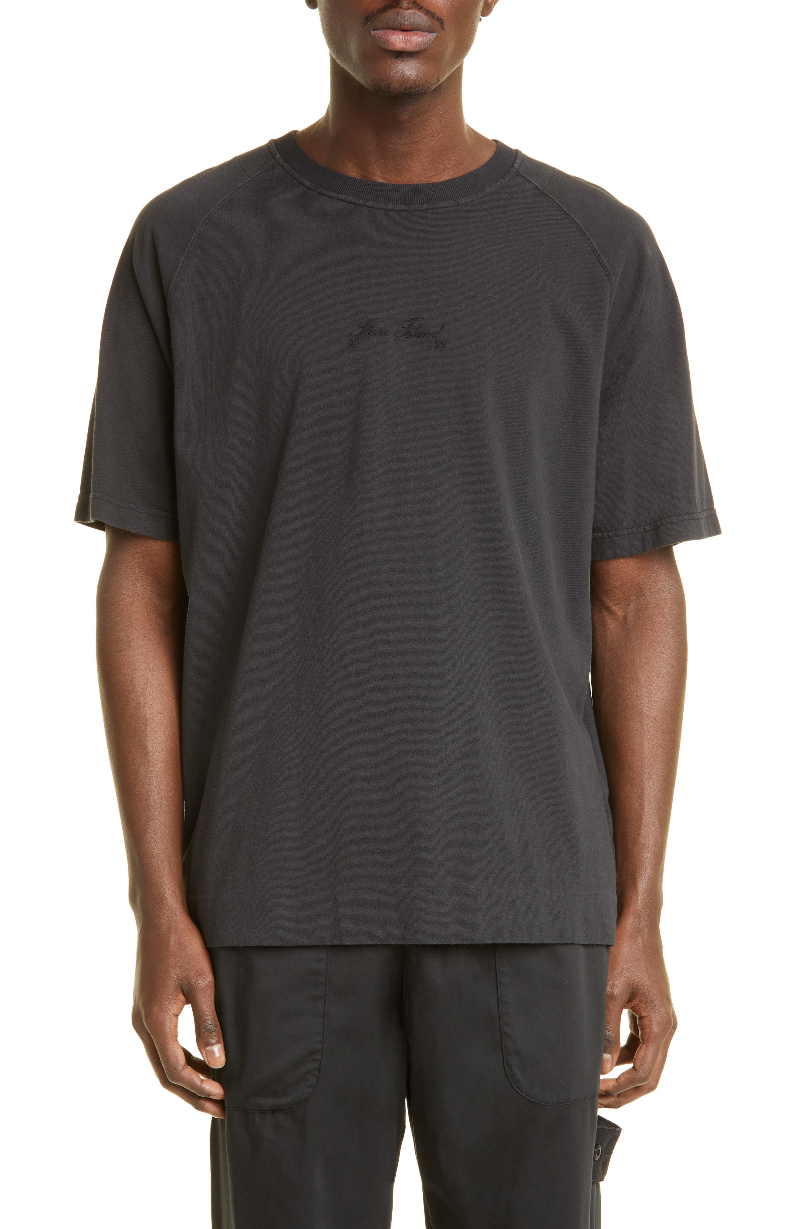 oversized stone island t shirt