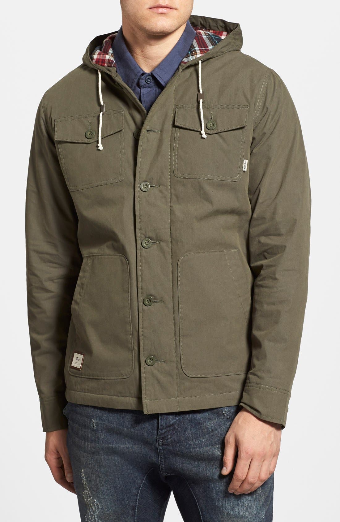 Vans 'Lismore Deluxe' Trim Fit Hooded Insulated Jacket Nordstrom