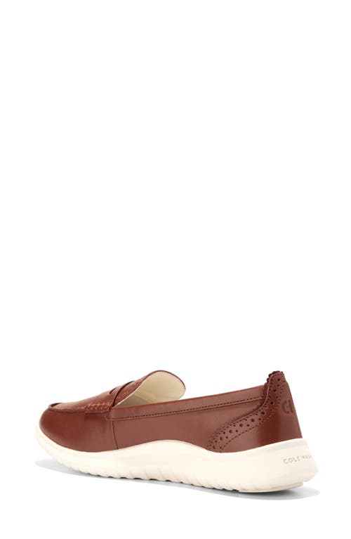 Cole Haan Zerogrand Meritt Penny Loafer In Dark Cuoio