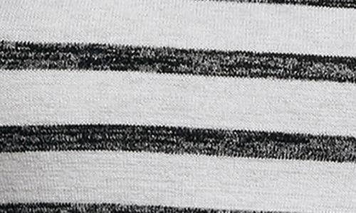 Rag & Bone The Knit Stripe Slim T-shirt In Grey Multi