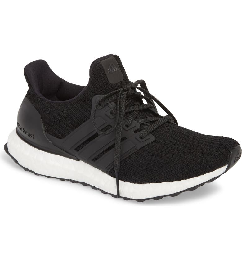  'UltraBoost' Running Shoe, Main, color, CORE BLACK/ CORE BLACK