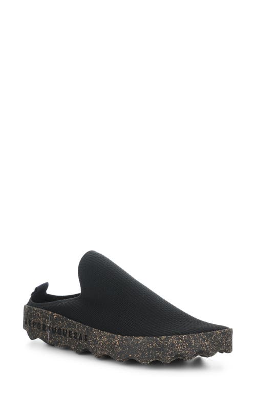 Asportuguesas by Fly London Knit Clog in Black S Cafe