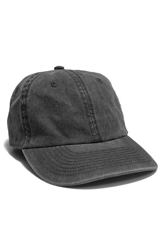 & Other Stories Cotton Twill Baseball Cap In Black