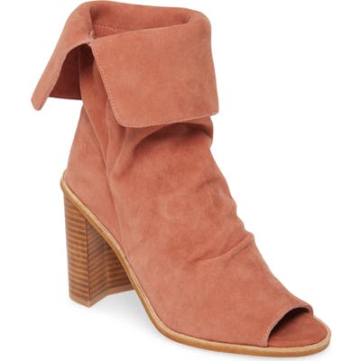 42 Gold Ramada Peep Toe Bootie- Pink