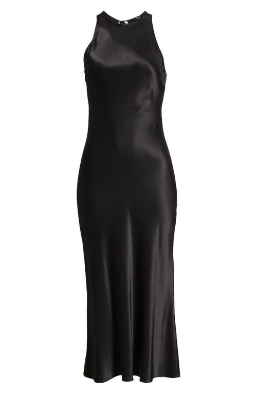 Shop Rails Solene Satin Slipdress In Black