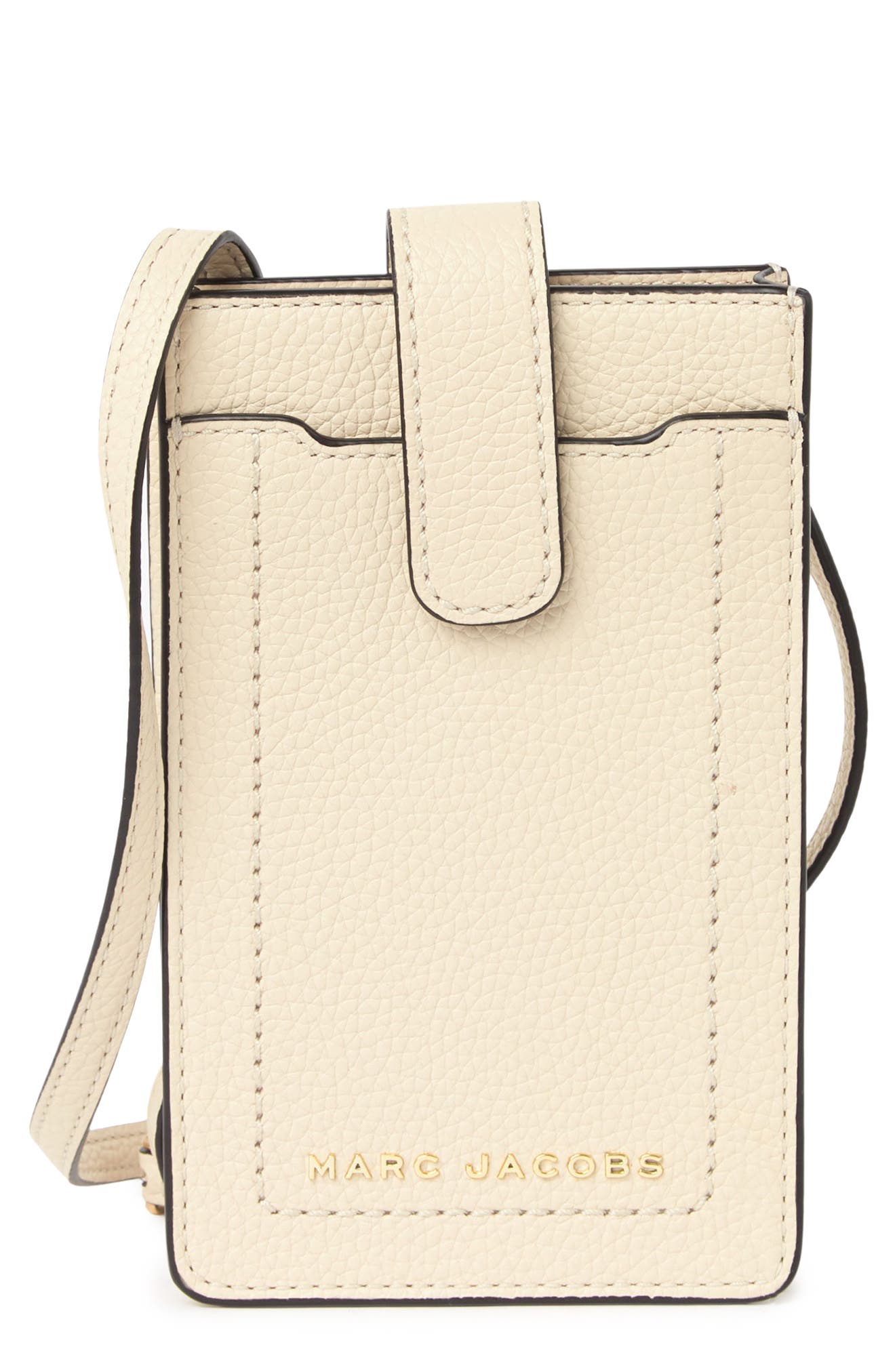 Marc Jacobs Phone Crossbody Bag In Natural1