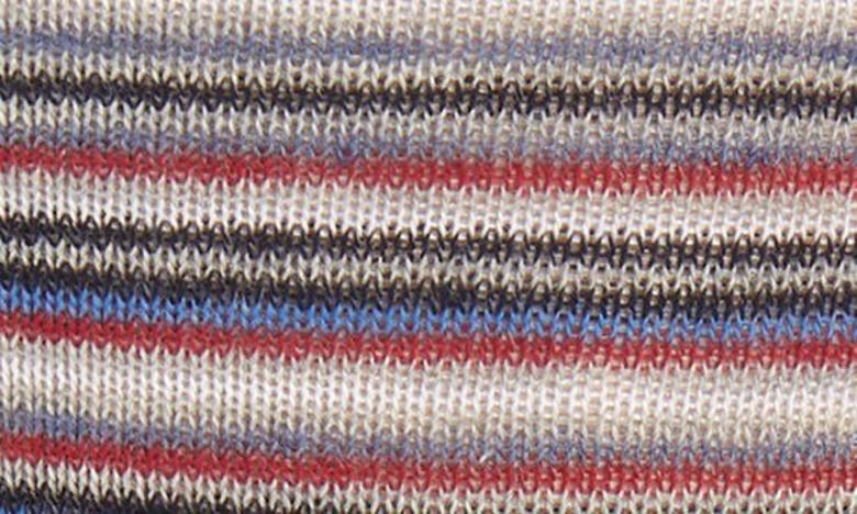 Shop Nordstrom Multistripe Dress Socks In Blue -red Multi
