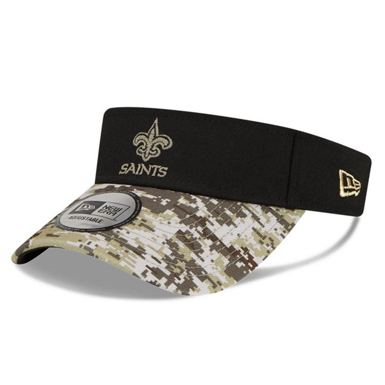 New Era Men's Black-camouflage New Orleans Saints 2021 Salute To