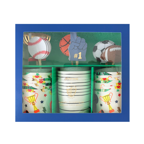 Shop Daydream Society Party Themed Cupcake Decorating Kits In Sports