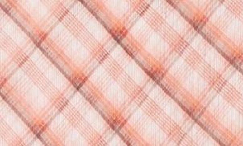 Shop Knwls Plaid Strap Detail Sheer Maxi Skirt In Moto Check Pink