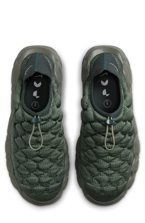 Shop Nike Flyknit Haven Quilted Sneaker In Vintage Green/silver/army