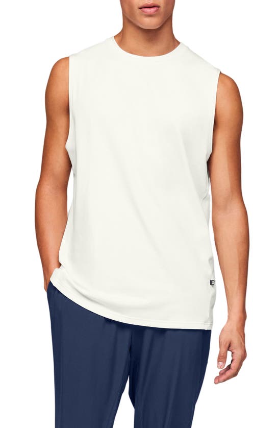 Shop On Focus Performance Sleeveless T-shirt In White