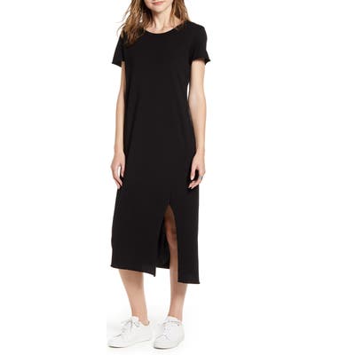 Frank & Eileen Asymmetrical Cotton Sweatshirt Dress