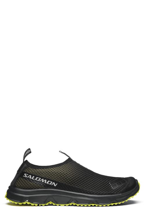 Shop Salomon Gender Inclusive Rx Moc 3.0 Slip-on Sneaker In Black/olive Night/sulfr Spg