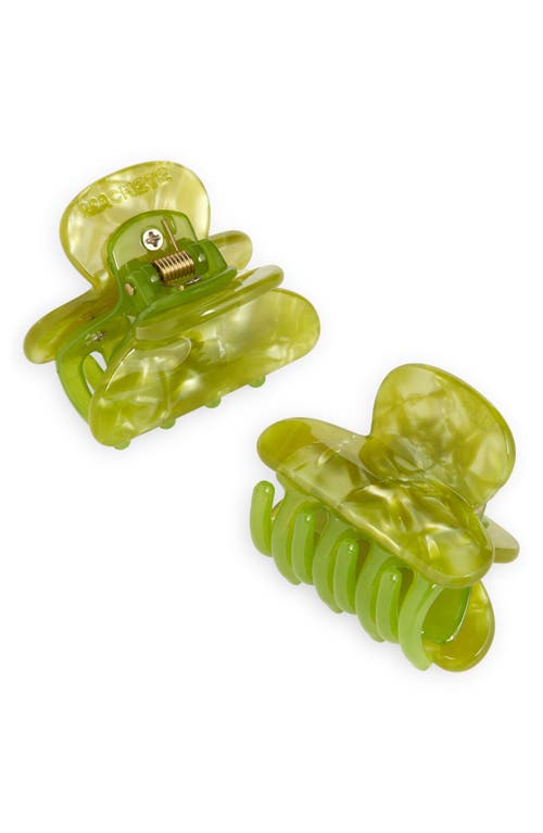 2-Pack Heirloom Claw Clips in Pistachio