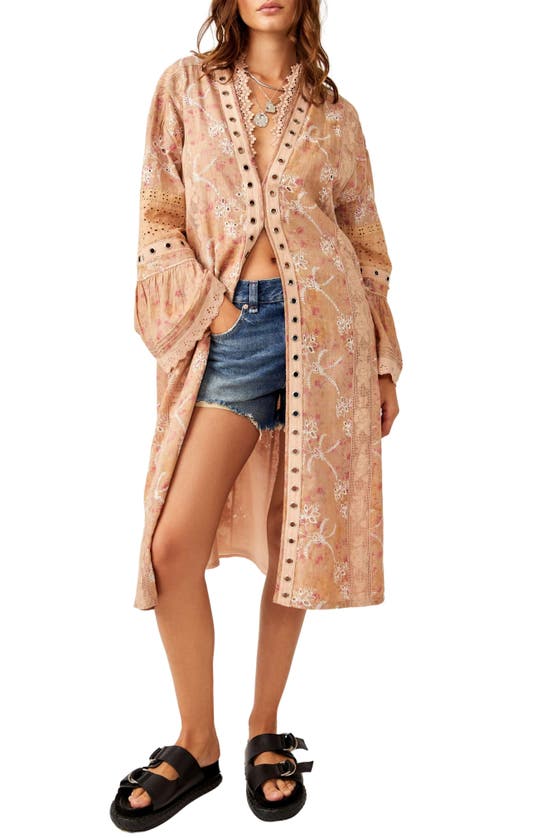 Shop Free People On The Road Duster In Floral Combo