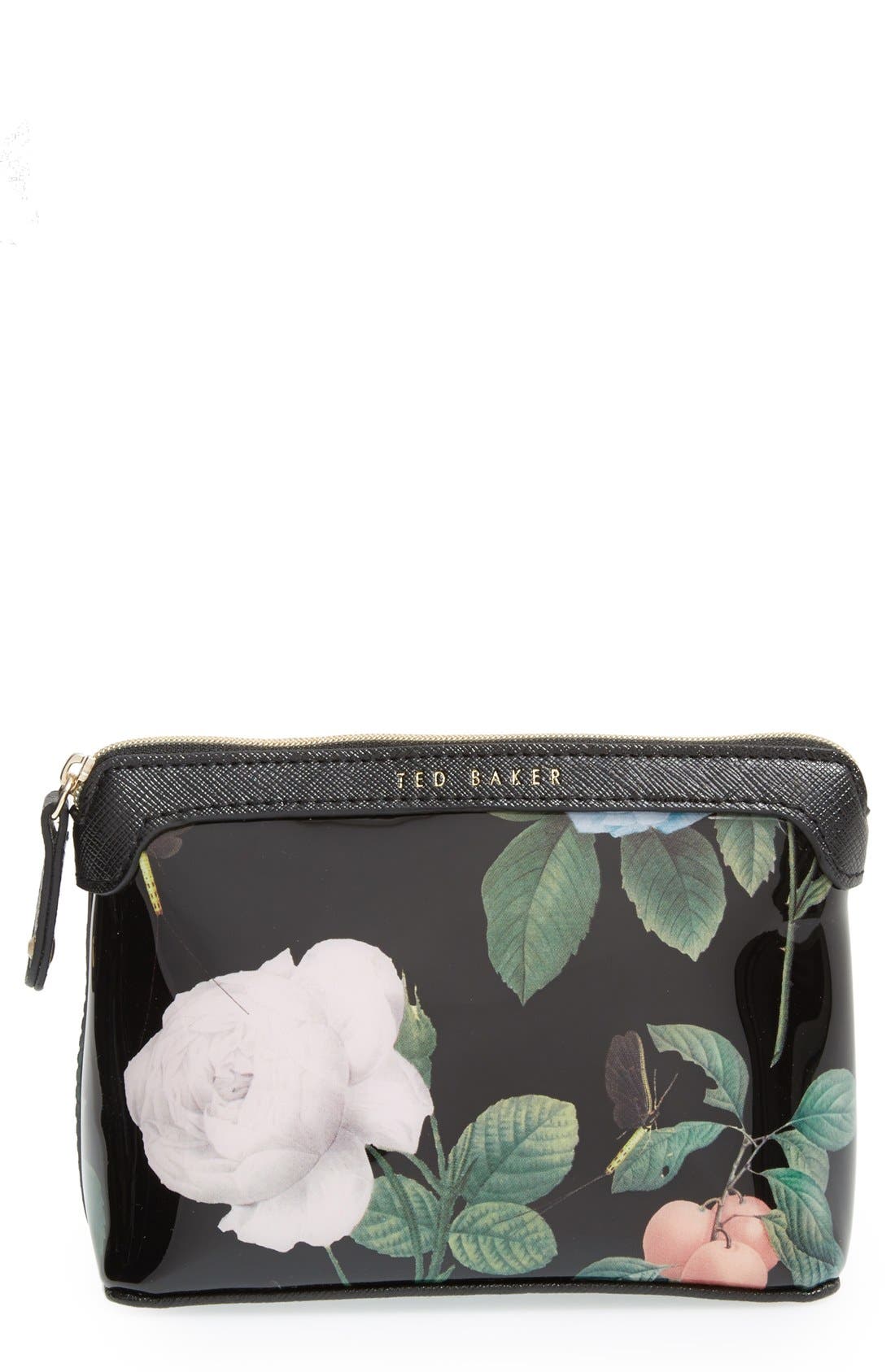 Ted Baker 'Small Rose' Cosmetics Case Nordstrom