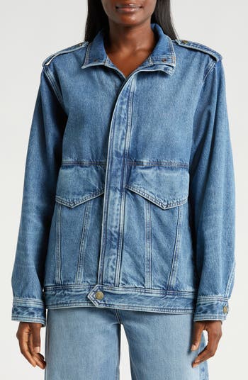 Oversize Denim Power Jacket