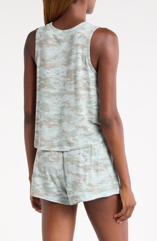 Honeydew Star Seeker Short Pajamas In Fern Camo