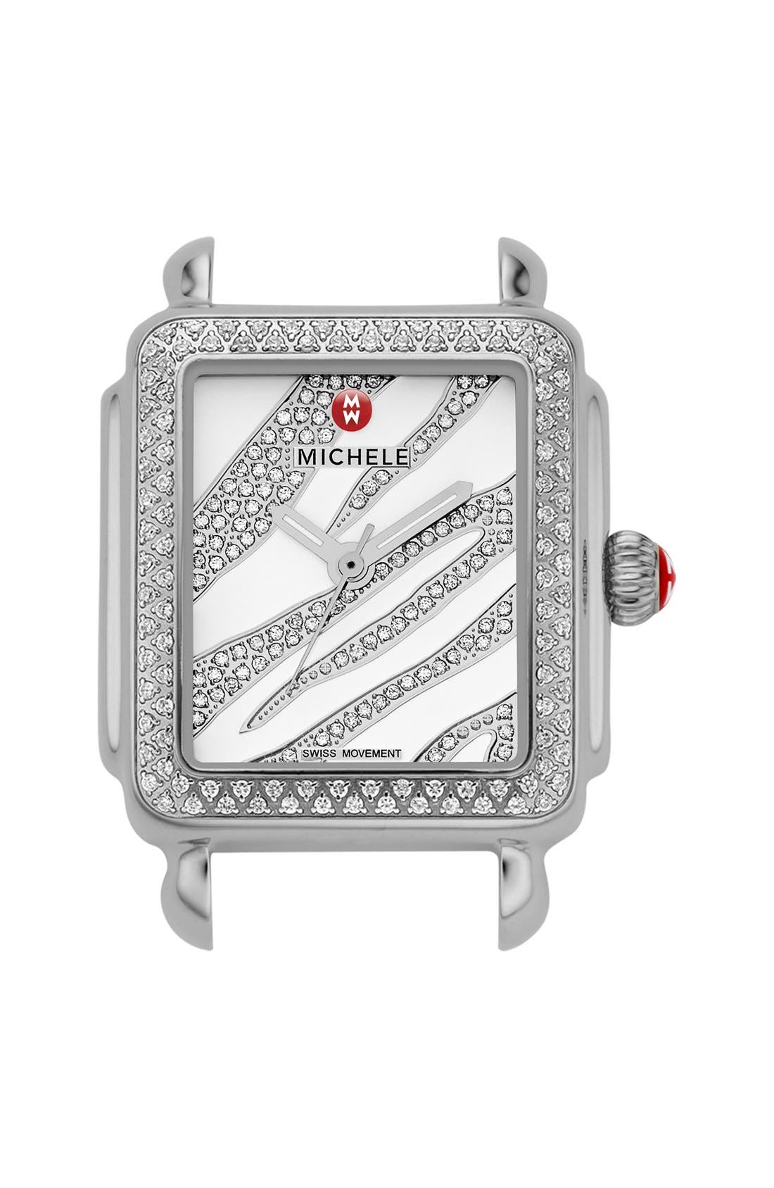 MICHELE 'Deco 16 Diamond' Diamond Dial Watch Case, 29mm x 31mm (Limited