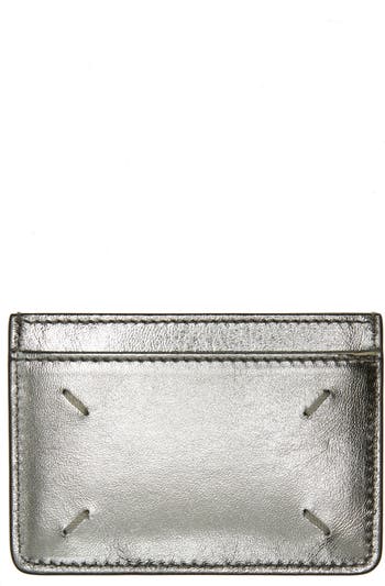 Maison Margiela Four-Stitch Leather Card Case | Nordstrom