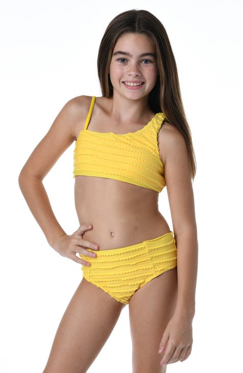 Kids' Sandollar One-Shoulder Two-Piece Swimsuit (Big Girl)