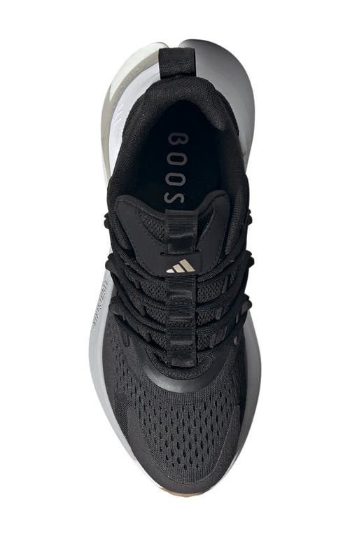 Adidas Originals Adidas Alphaboost V2 Running Sneaker In Black/ Carbon/ Solid Grey
