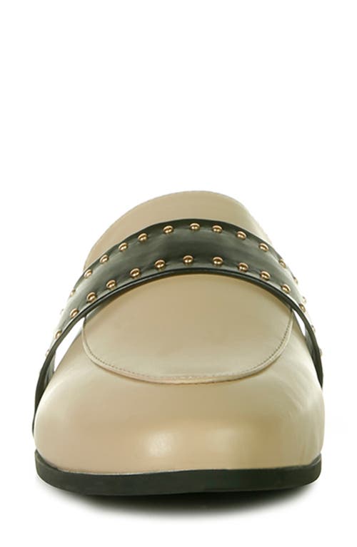 Shop London Rag Walkout Studded Mule In Taupe