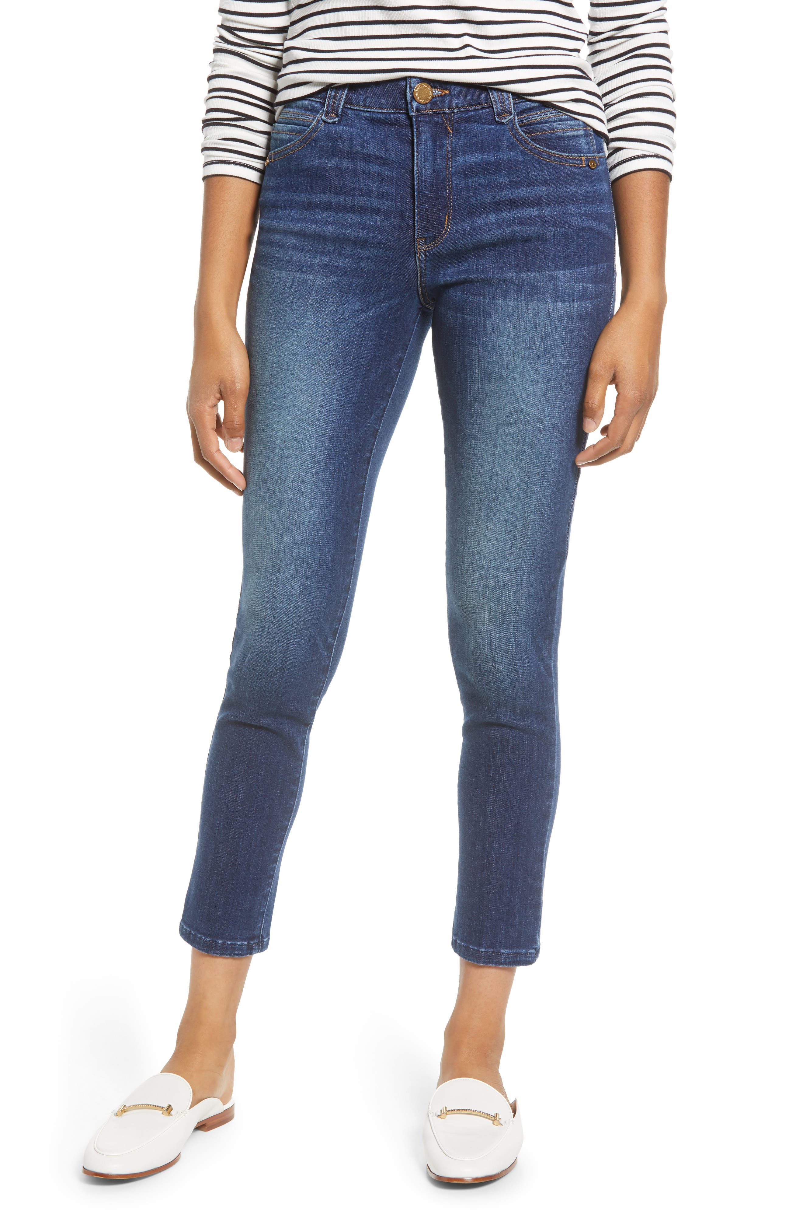 Wit & Wisdom AbSolution High Waist Ankle Skinny Jeans (Nordstrom