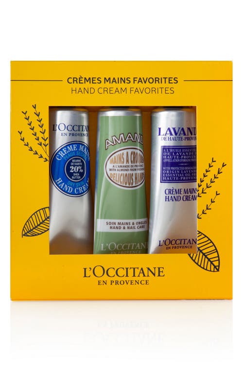 L'Occitane Travel Size Shea Hand Cream Favorites Set USD $37 Value