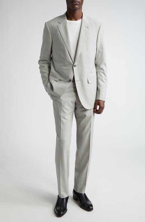 ZEGNA 14milmil14 Regular Fit Pinstripe Wool Suit Light Grey/White Stripe at Nordstrom, Us