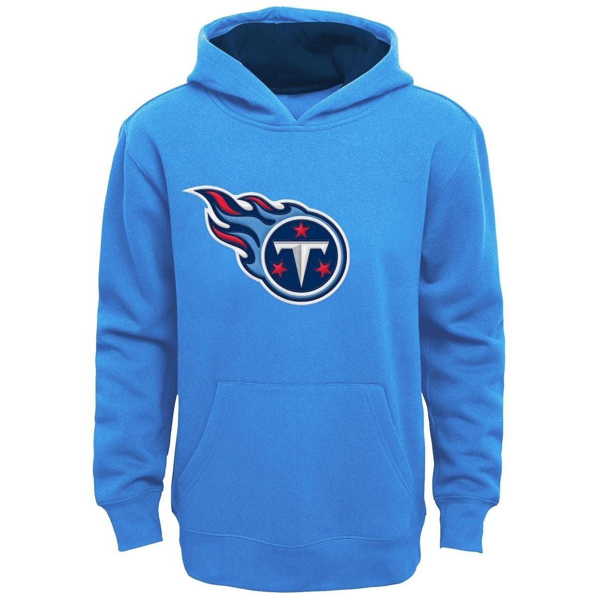 Tennessee Titans Static Hood W/ Logo, Navy Blue/Light Blue