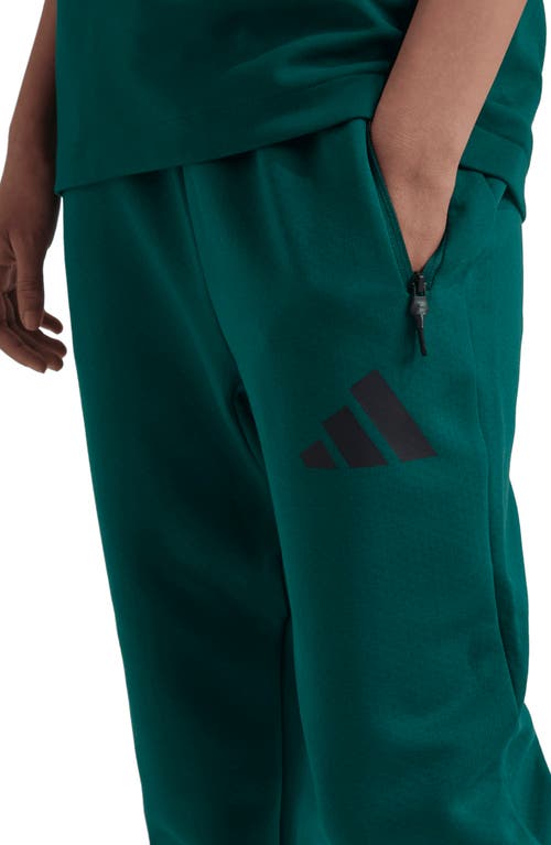 Shop Adidas Originals Adidas Kids' Z.n.e. Joggers In Collegiate Green/black