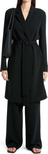 The Row Harri Belted Three Quarter Coat Nordstrom