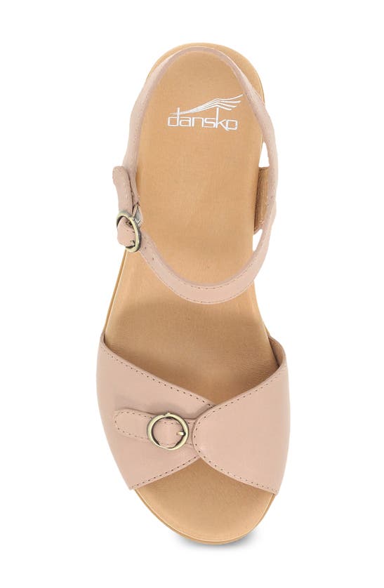 Shop Dansko Tessie Ankle Strap Sandal In Ballet