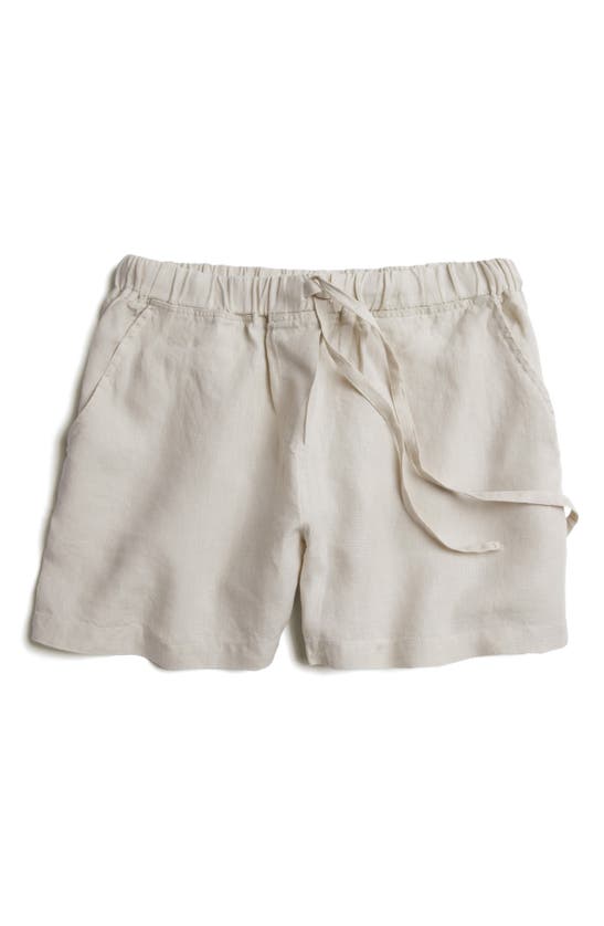 Parachute Linen Shorts In Bone