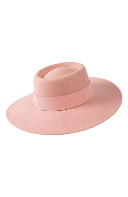 Wool Cordobes Hat in Pink