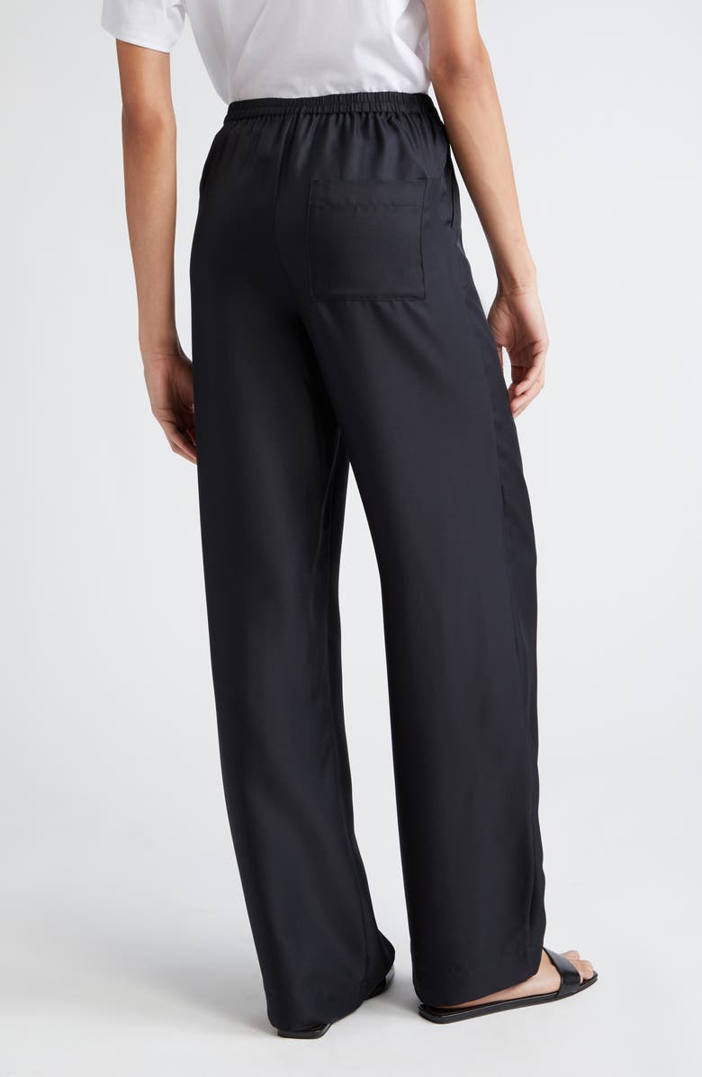 Loulou Studio Alera Silk Straight Leg Pants | Nordstrom