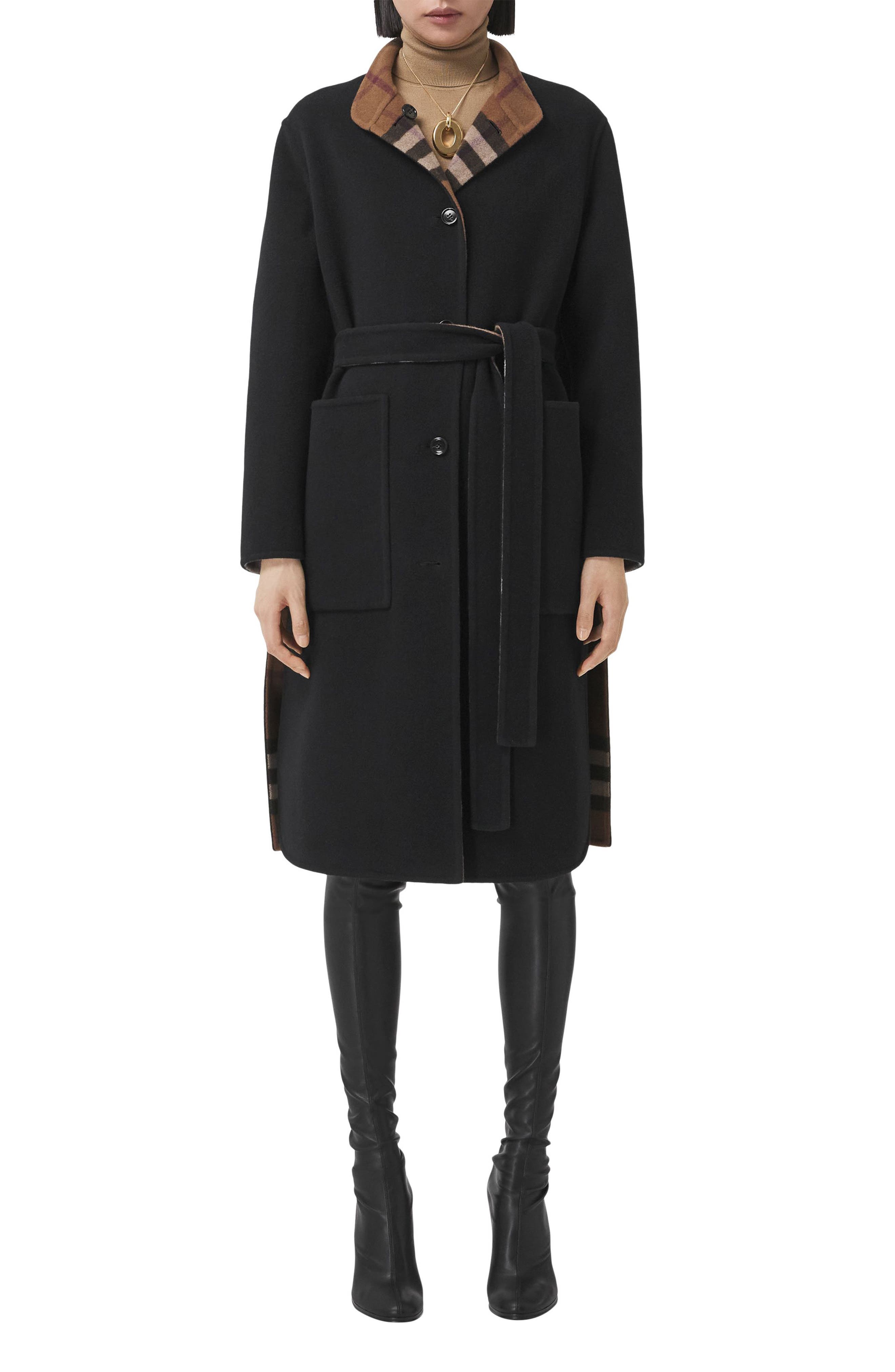 maxi wool coats for women