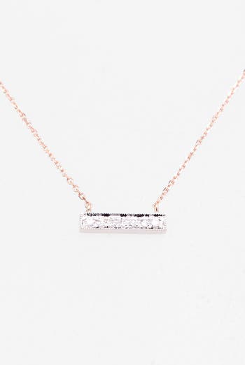 Sylvie rose 2025 bar necklace